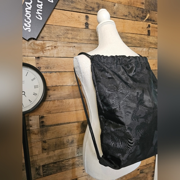 American eagle unisex black camouflage drawstring bag - Picture 6 of 11